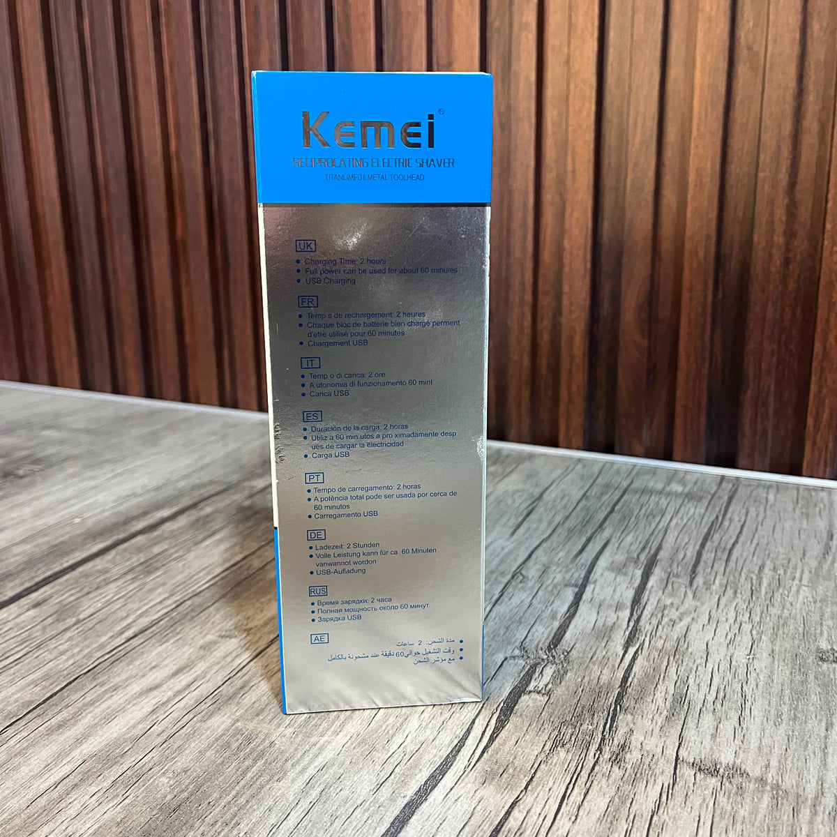 ماكينة التنعيم kemei ثلاثية الرؤوس