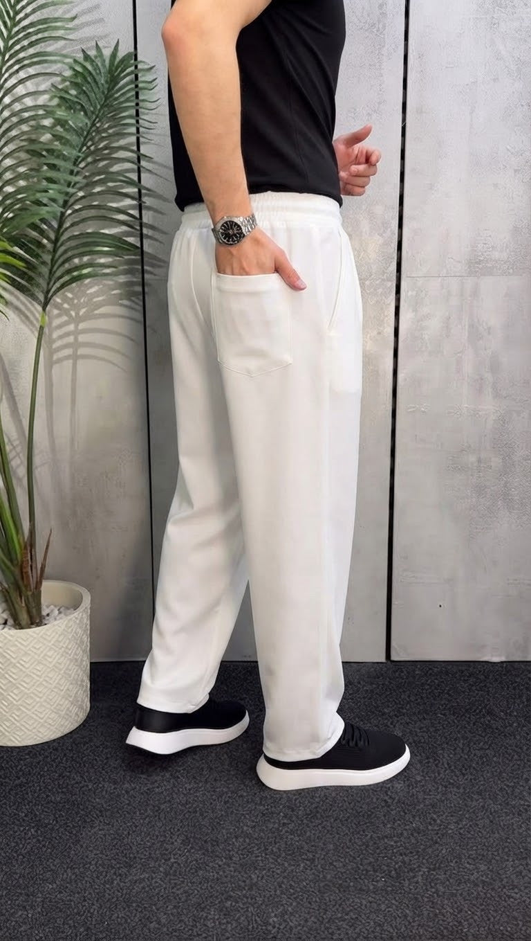 Track  Wide Leg Cotton