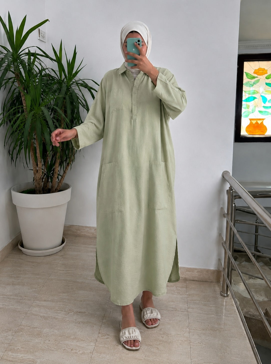 فستان الكتان