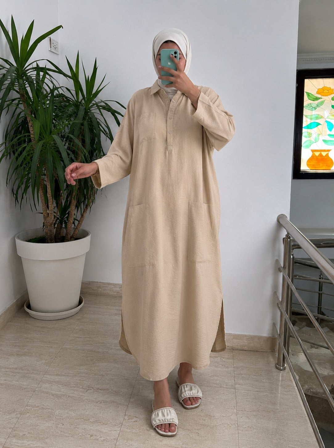فستان الكتان