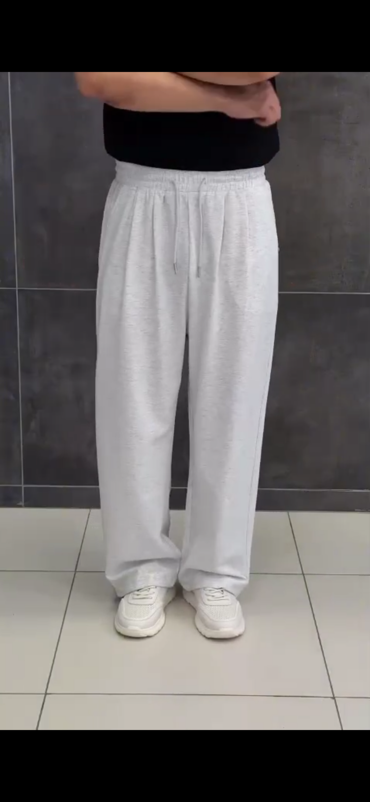 Track  Wide Leg Cotton