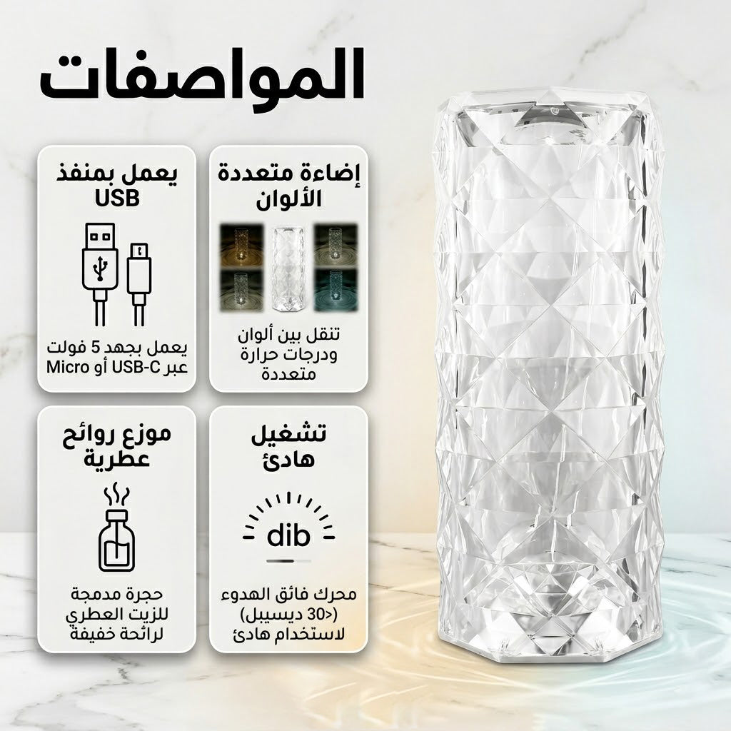 عرض قطعتين اباجوره كريستال و فواحه