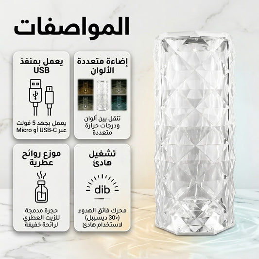 عرض قطعتين اباجوره كريستال و فواحه