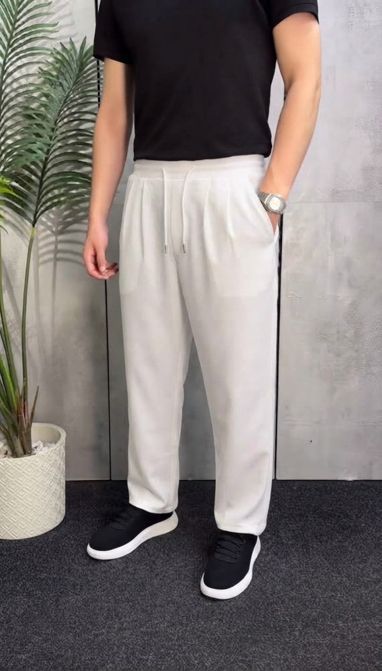 Track  Wide Leg Cotton